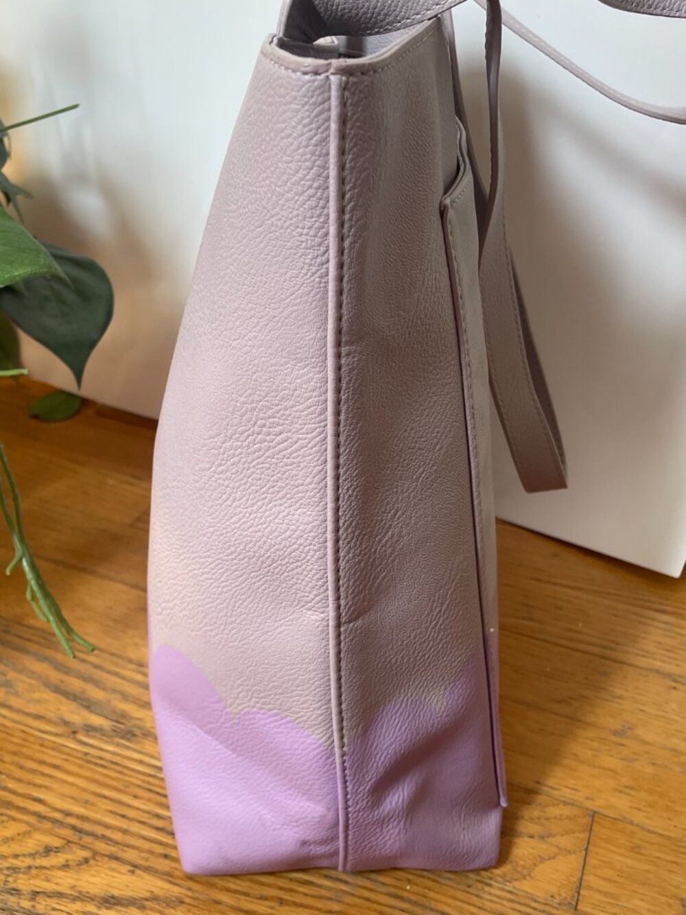 Kate Spade Lita Street Scallop Andrea leather tote Lilac/Lavender - Picture 2 of 12